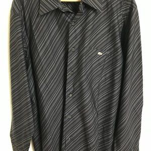 Lacoste button-front, dress shirt, size 45, US L